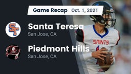 Recap: Santa Teresa  vs. Piedmont Hills  2021