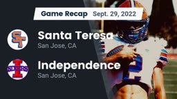 Recap: Santa Teresa  vs. Independence  2022