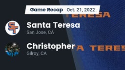 Recap: Santa Teresa  vs. Christopher  2022