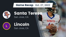 Recap: Santa Teresa  vs. Lincoln  2022