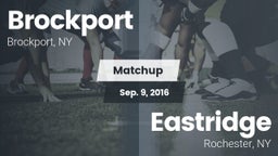 Matchup: Brockport vs. Eastridge  2016