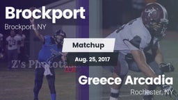 Matchup: Brockport vs. Greece Arcadia  2016