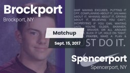 Matchup: Brockport vs. Spencerport  2017