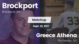 Matchup: Brockport vs. Greece Athena  2017