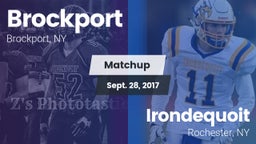 Matchup: Brockport vs. Irondequoit  2017