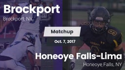 Matchup: Brockport vs. Honeoye Falls-Lima  2017