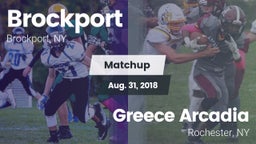 Matchup: Brockport vs. Greece Arcadia  2018
