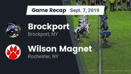 Recap: Brockport  vs. Wilson Magnet  2019