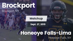 Matchup: Brockport vs. Honeoye Falls-Lima  2019