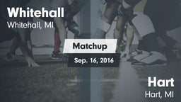 Matchup: Whitehall vs. Hart  2016