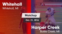 Matchup: Whitehall vs. Harper Creek  2016