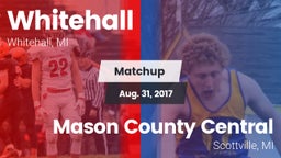 Matchup: Whitehall vs. Mason County Central  2017