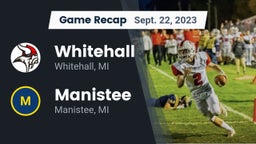 Recap: Whitehall  vs. Manistee  2023