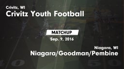 Matchup: Crivitz vs. Niagara/Goodman/Pembine  2016