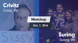 Matchup: Crivitz vs. Suring  2016