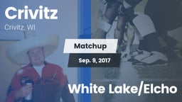 Matchup: Crivitz vs. White Lake/Elcho 2017