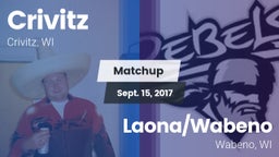 Matchup: Crivitz vs. Laona/Wabeno 2017