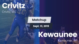 Matchup: Crivitz vs. Kewaunee  2019