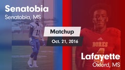 Matchup: Senatobia vs. Lafayette  2016