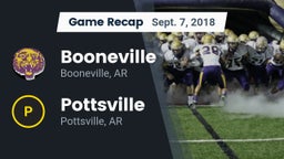 Recap: Booneville  vs. Pottsville  2018