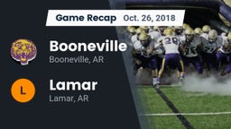 Recap: Booneville  vs. Lamar  2018