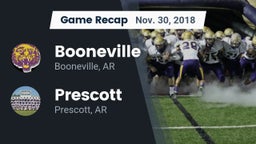 Recap: Booneville  vs. Prescott  2018