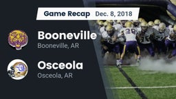Recap: Booneville  vs. Osceola  2018