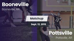 Matchup: Booneville vs. Pottsville  2019