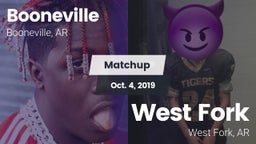 Matchup: Booneville vs. West Fork  2019