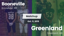 Matchup: Booneville vs. Greenland  2019