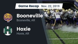Recap: Booneville  vs. Hoxie  2019