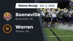 Recap: Booneville  vs. Warren  2020