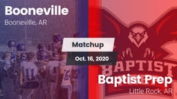 Matchup: Booneville vs. Baptist Prep  2020