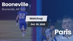 Matchup: Booneville vs. Paris  2020