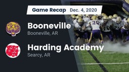 Recap: Booneville  vs. Harding Academy  2020