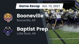 Recap: Booneville  vs. Baptist Prep  2021