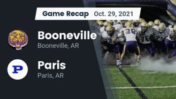 Recap: Booneville  vs. Paris  2021