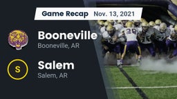 Recap: Booneville  vs. Salem  2021
