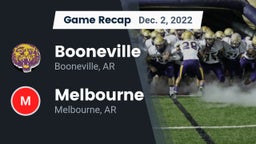 Recap: Booneville  vs. Melbourne  2022
