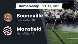 Recap: Booneville  vs. Mansfield  2023