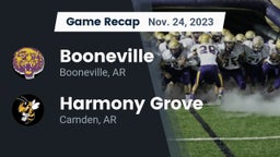 Recap: Booneville  vs. Harmony Grove  2023