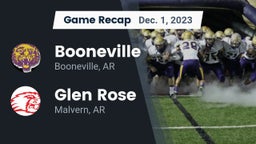 Recap: Booneville  vs. Glen Rose  2023