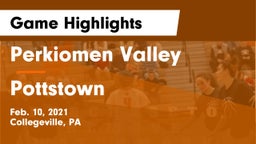 Perkiomen Valley  vs Pottstown  Game Highlights - Feb. 10, 2021