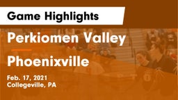 Perkiomen Valley  vs Phoenixville  Game Highlights - Feb. 17, 2021