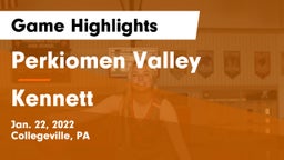 Perkiomen Valley  vs Kennett  Game Highlights - Jan. 22, 2022