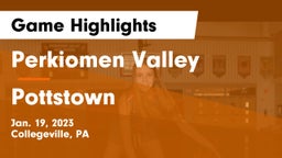 Perkiomen Valley  vs Pottstown  Game Highlights - Jan. 19, 2023