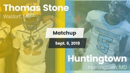 Matchup: Stone vs. Huntingtown  2019