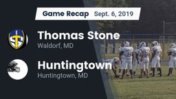 Recap: Thomas Stone  vs. Huntingtown  2019