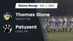 Recap: Thomas Stone  vs. Patuxent  2021