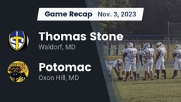 Recap: Thomas Stone  vs. Potomac  2023